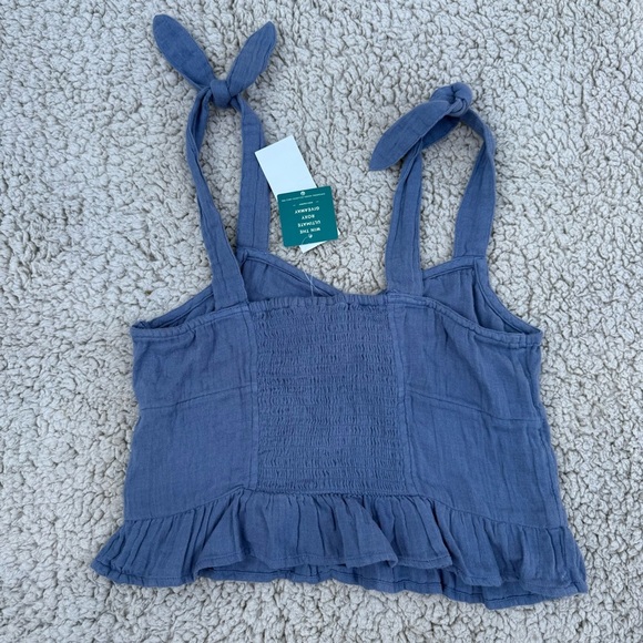 NWT Roxy Beyond me tank top Blue - Picture 4 of 5